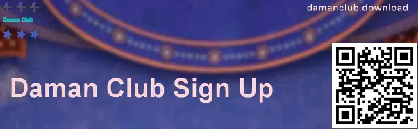 Daman Club registration screen reference image
